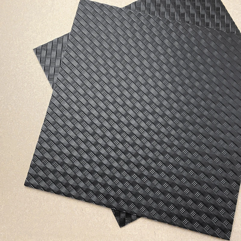 Placa KYDEX con textura basket weave, vista general