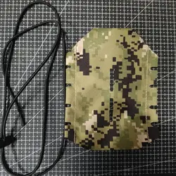 Protector de madera artesanal con funda textil antiarañazos para manos