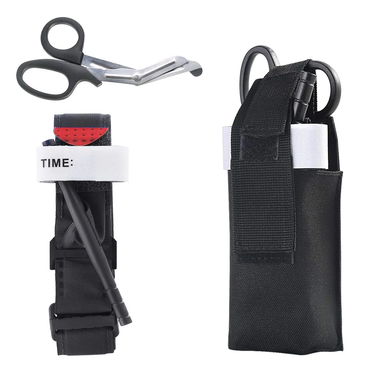Kit médico táctico IFAK MOLLE con torniquete y tijeras - imagen 4