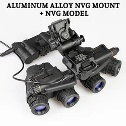 Casco táctico Airsoft con gafas visión nocturna GPNVG18 y linterna