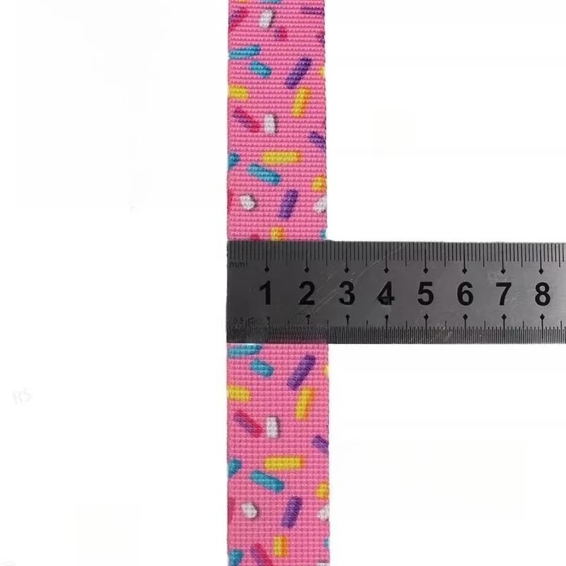 Cinta táctica camuflada rosa MOLLE, tiras no elásticas DIY - imagen 4
