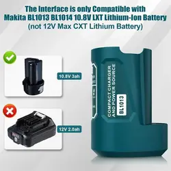 Makita cargador USB Tipo-C iones de litio para chaquetas calefactables