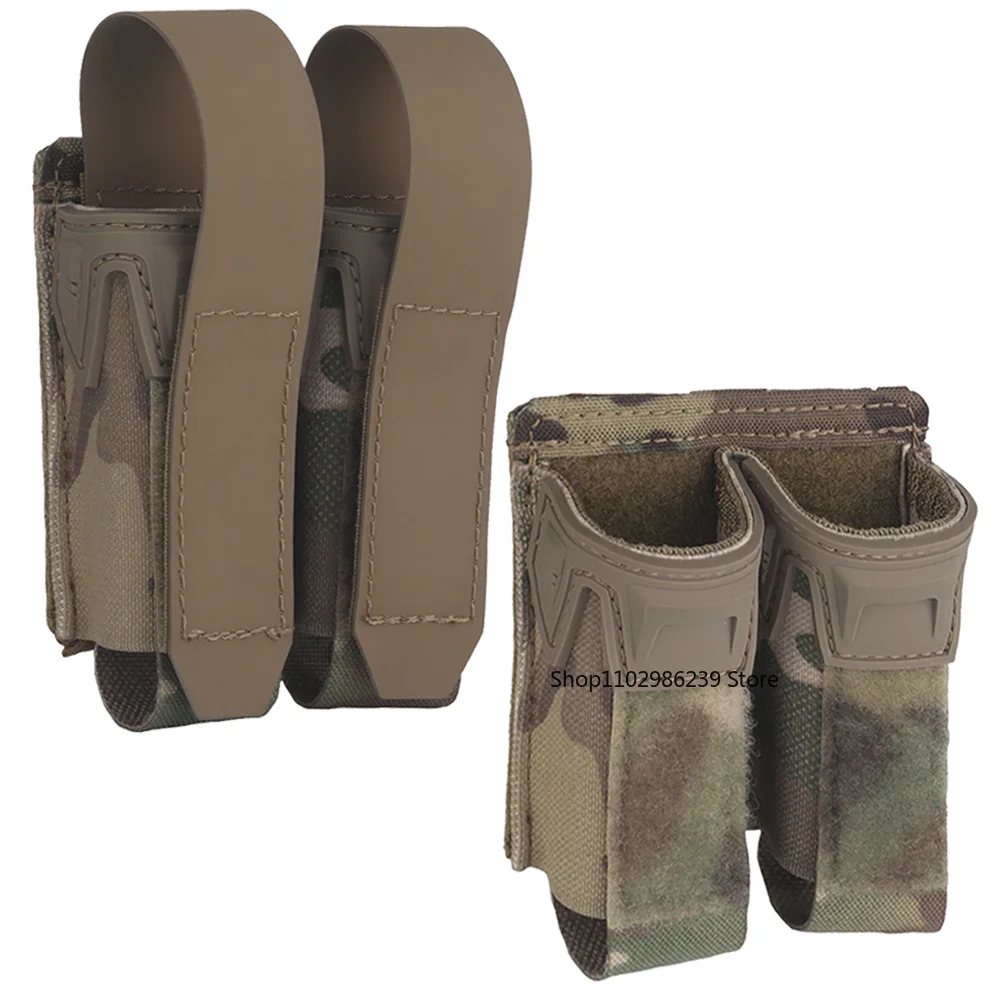 Portacargador MOLLE para pistola, individual o doble