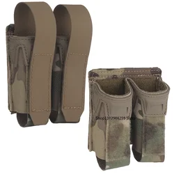 Portacargador MOLLE para pistola, individual o doble