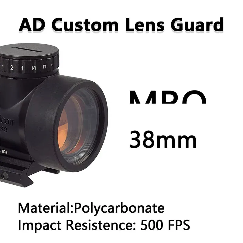 Protector lente linterna táctica LED compatible M300 M600 X300 - imagen 5