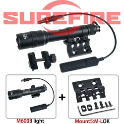 Linterna táctica Surefire SF M600 con soporte M-LOK y riel 20 mm