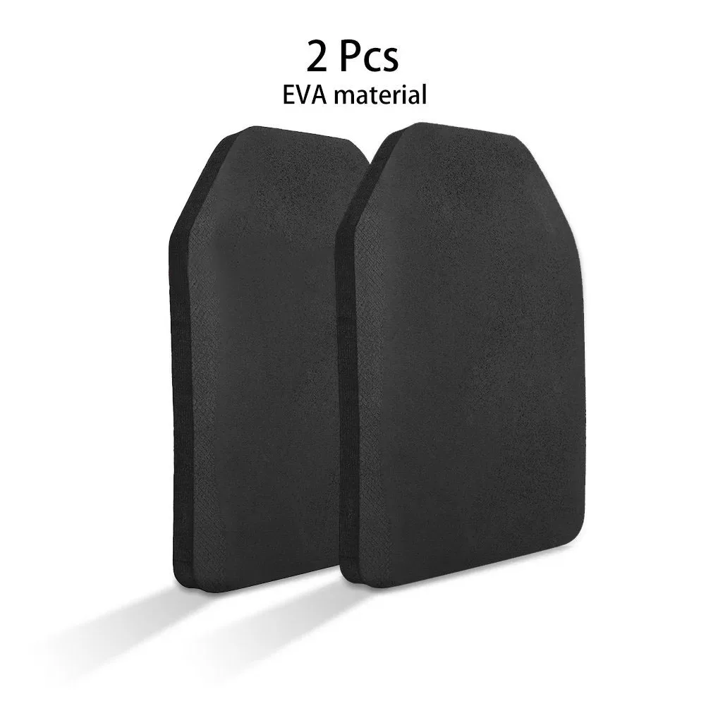 Placas EVA tácticas en chaleco negro