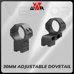 Anillos para óptica Picatinny y Weaver Mount con ajuste táctico