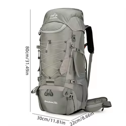 Mochila impermeable de montañismo para senderismo, camping y escalada