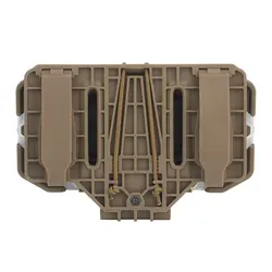 Soporte táctico teléfono universal MOLLE para pecho, tabla plegable