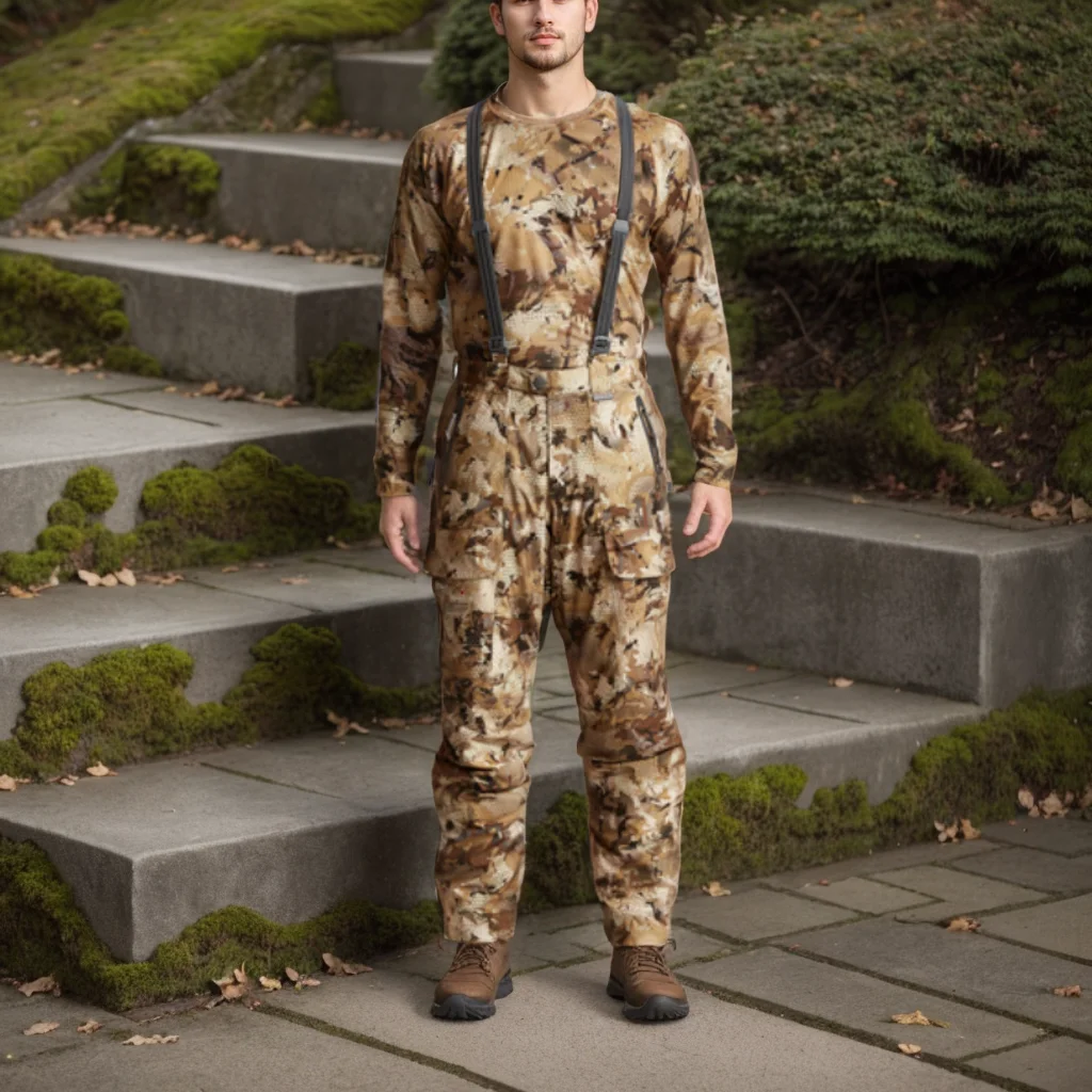 Ainfad pantalones tácticos con petos camuflaje Aerolite