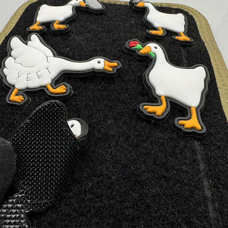Ganso Parche táctico Blanco PVC – para chaqueta o mochila resistente - imagen 5
