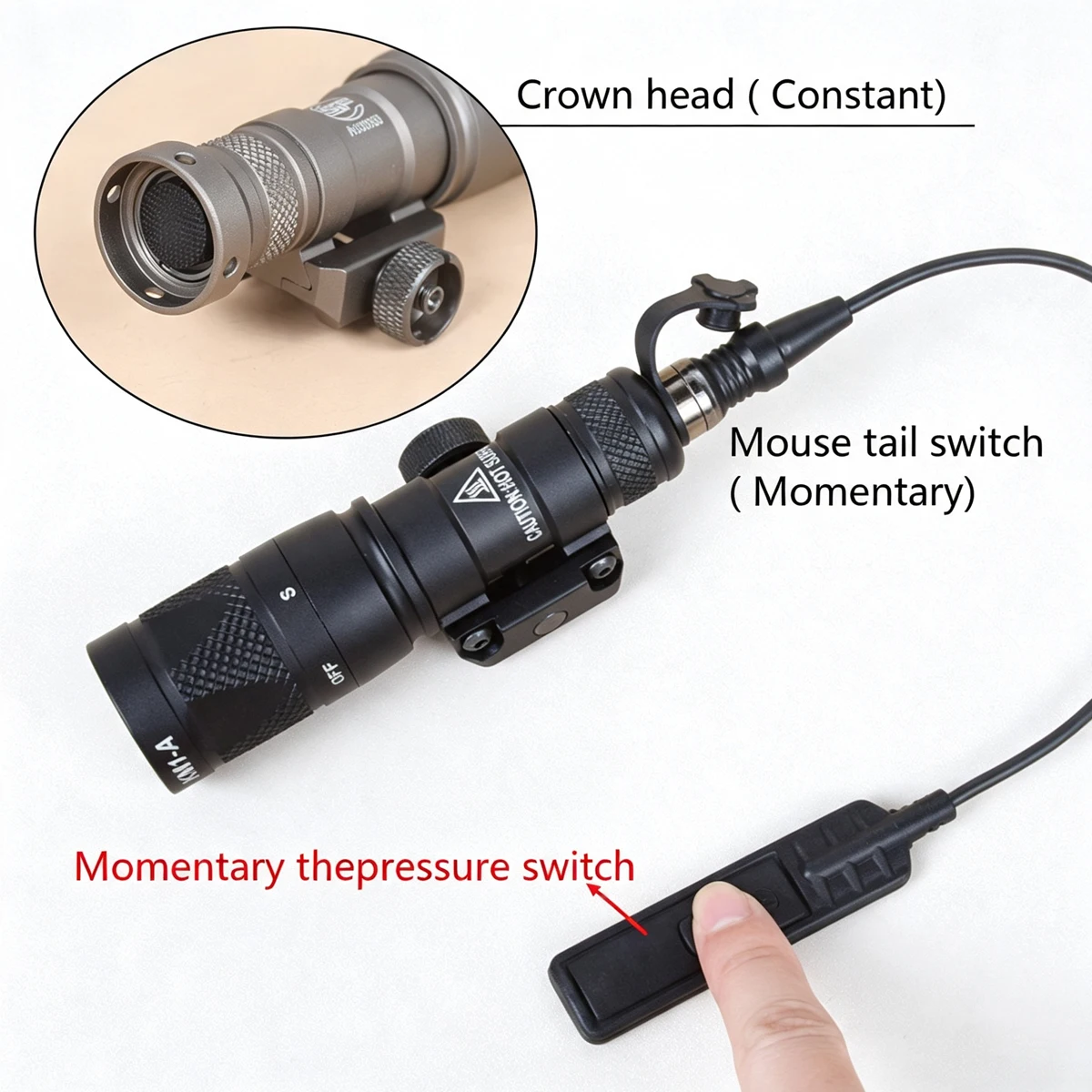 Surefire M300 Scout linterna táctica LED para plataforma M4 AR15 - imagen 3