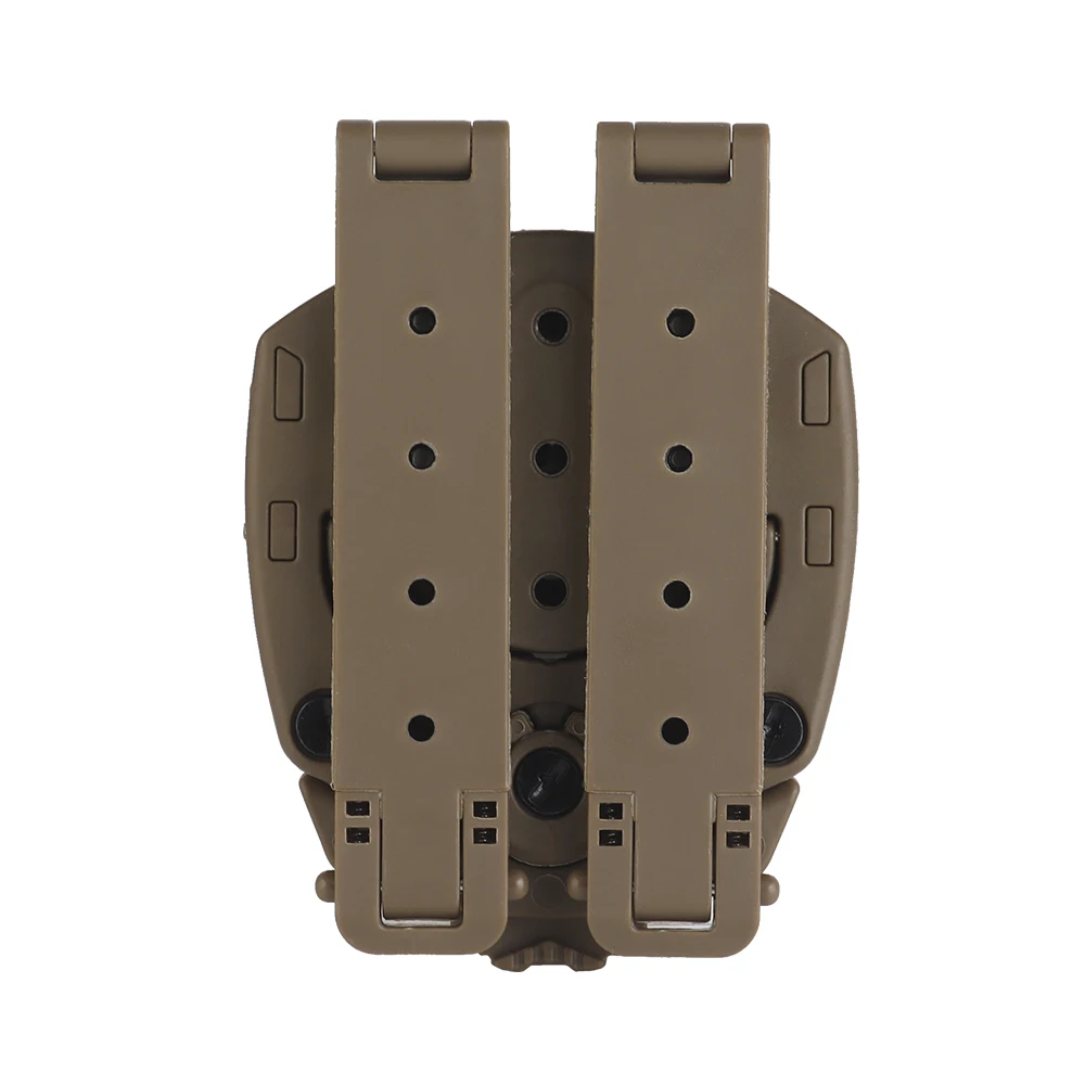 Adaptador MOLLE giratorio 360° de nylon táctico para base de caza - imagen 3