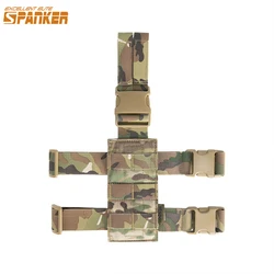 Placa pistola muslo MOLLE universal – Funda desmontable caza