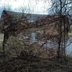 Red de camuflaje militar 3D transparente caza acampada toldo