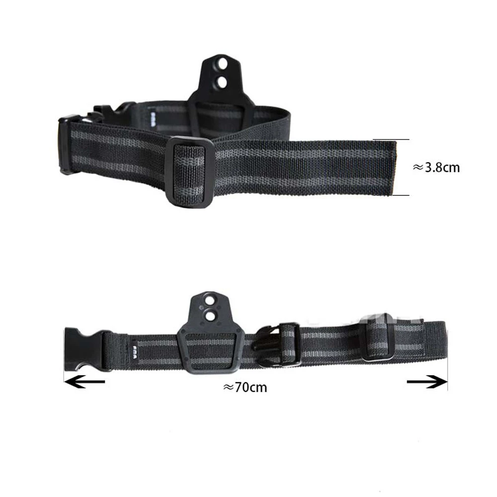 Adaptador triangular de aluminio para montaje en funda