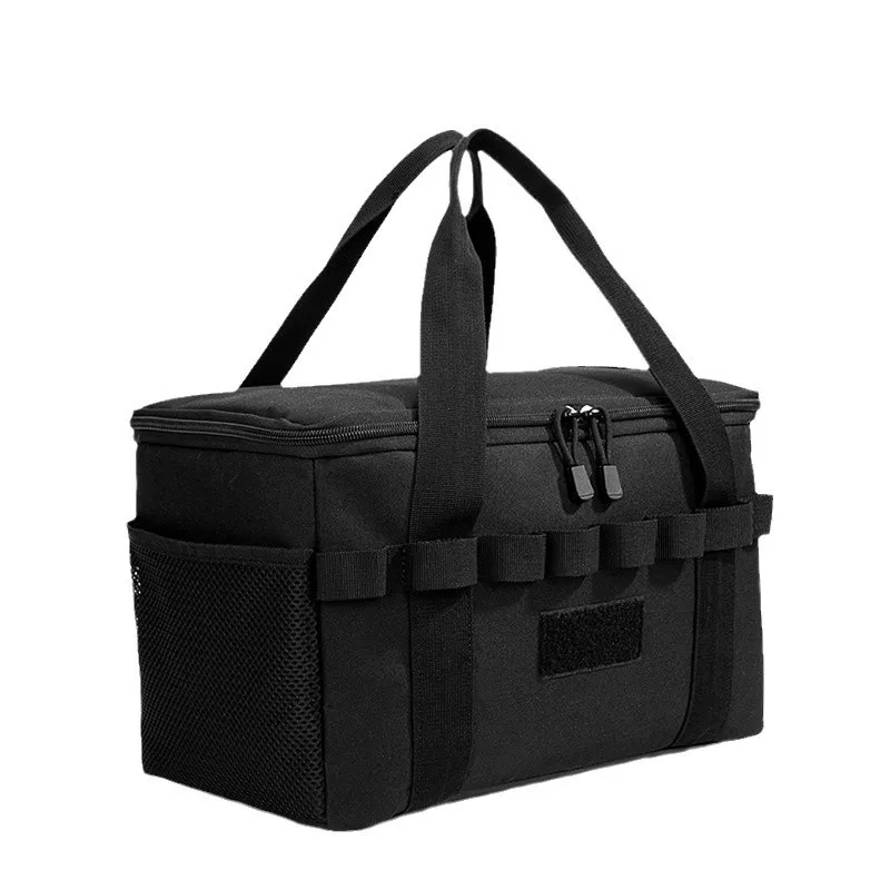 Bolsa táctica organizadora multifunción con compartimentos negra - imagen 3