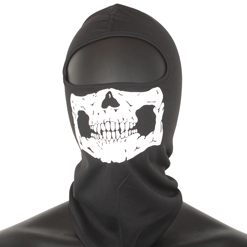 CS Airsoft chaleco táctico con máscara calavera y guantes esqueleto