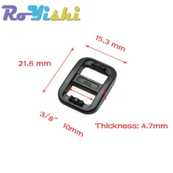 Deslizador tri-glide negro – Ajuste correas mochila táctica