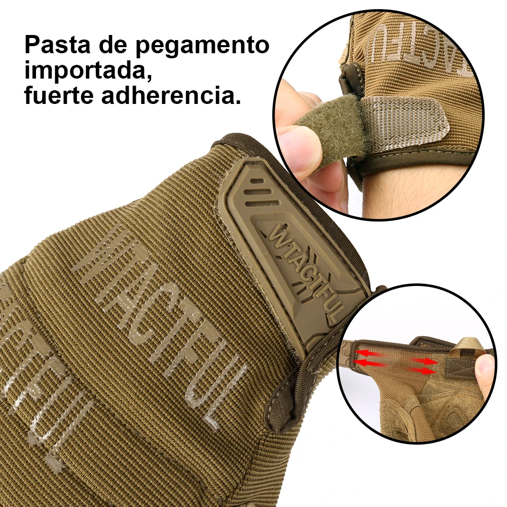 Guantes tácticos antideslizantes de dedo completo para entrenamiento y outdoor - imagen 5