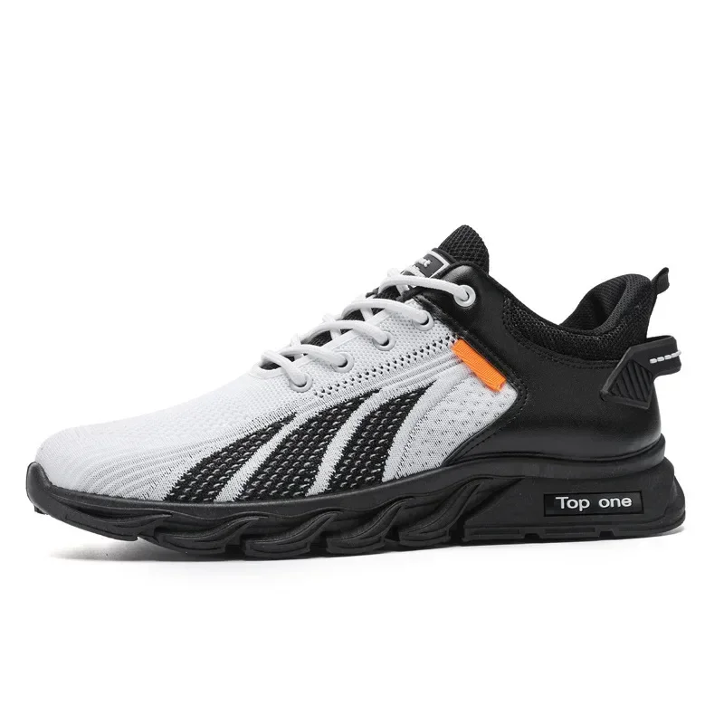Zapatillas outdoor vulcanizadas mesh con cordones para hombre - imagen 2