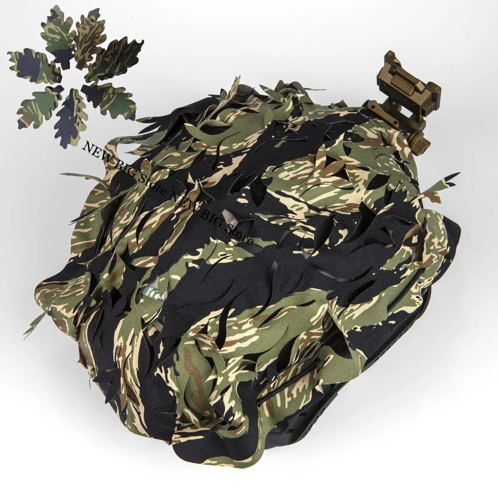 Funda casco táctica camuflaje 3D universal para airsoft y paintball - imagen 3