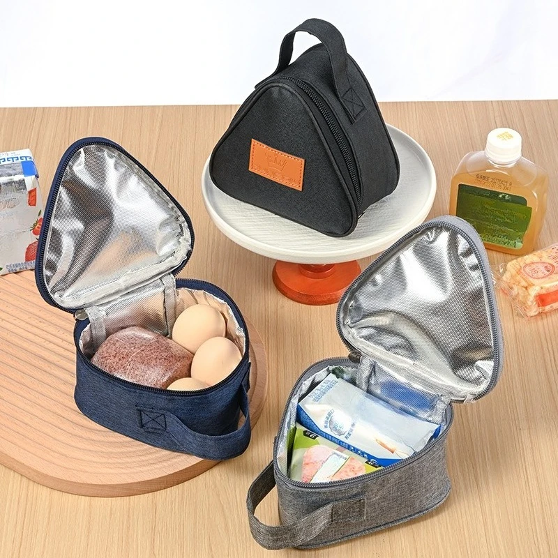 Bolsa térmica bento triangular portátil para sándwiches y huevos - imagen 5