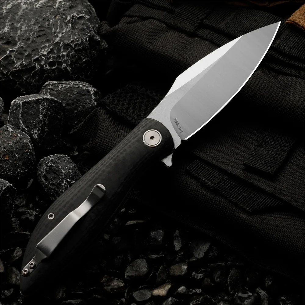 Cuchillo plegable de acero para exteriores, emergencia y camping - imagen 3