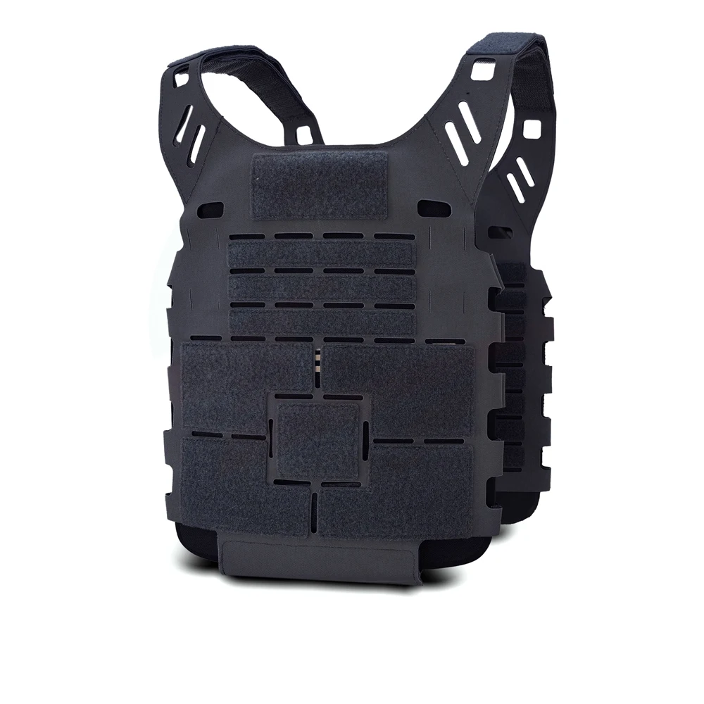 Chaleco táctico portaplacas MOLLE con corte láser para caza y combate - imagen 5