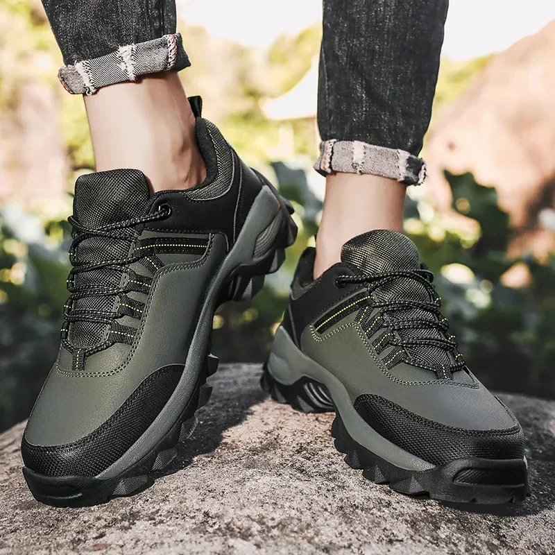 Botas de combate impermeables antideslizantes para senderismo hombre - imagen 2