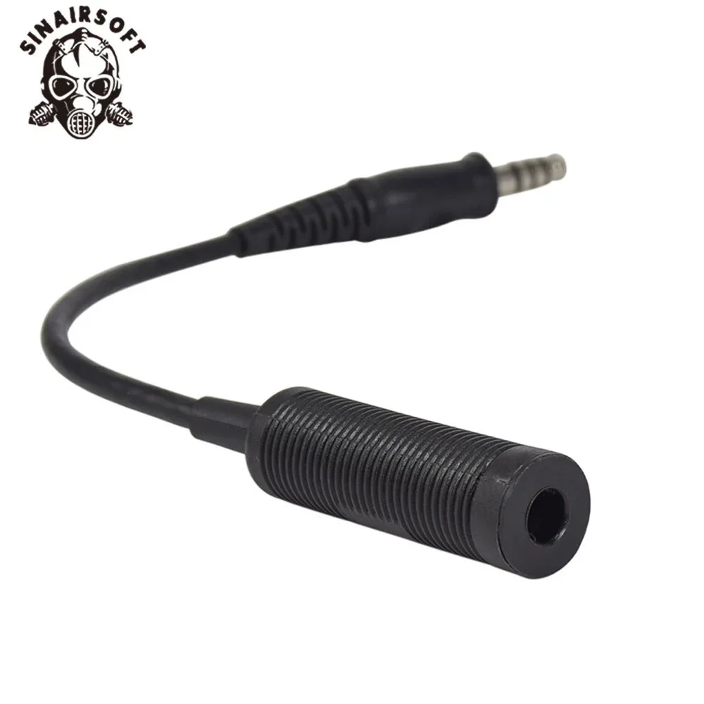 Adaptador PTT para auriculares Baofeng bidireccional paintball y caza - imagen 2