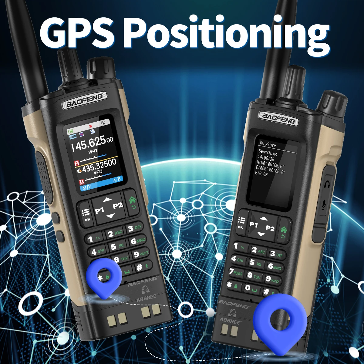 BAOFENG UV-32 walkie talkie radio bidireccional GPS Bluetooth - imagen 3