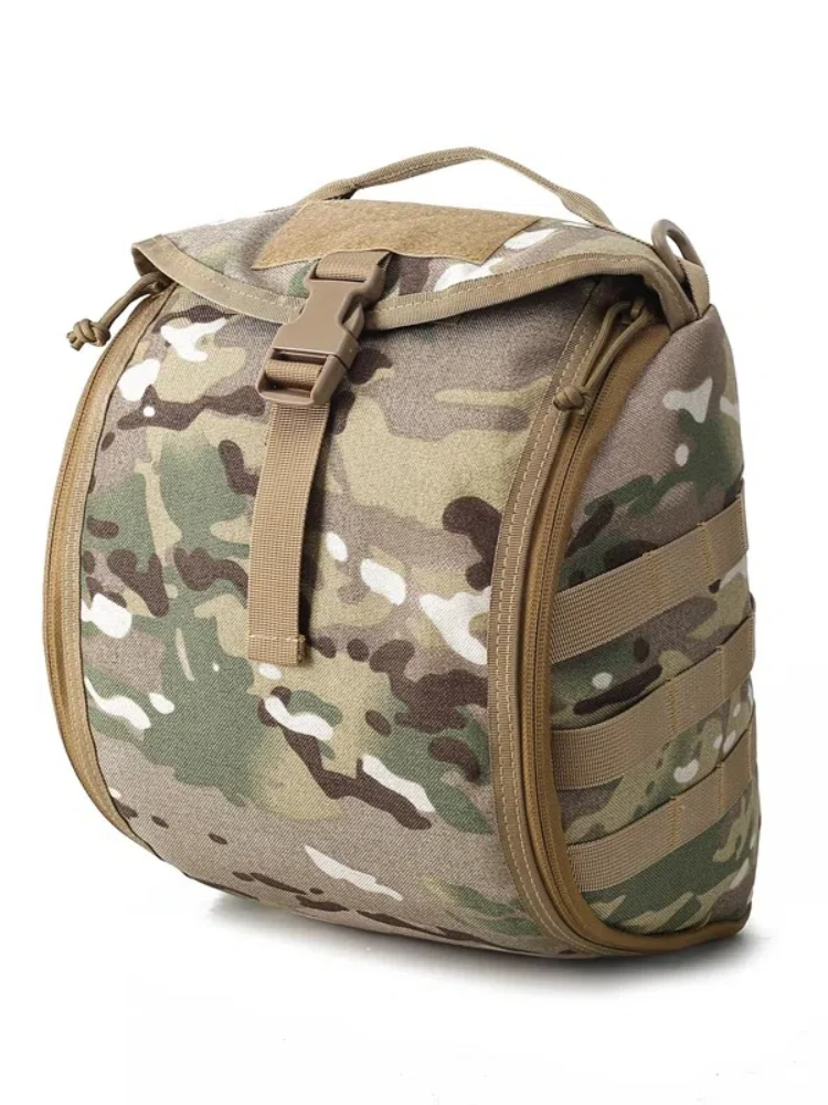 Bolsa táctica para casco con funda para máscara antigás - imagen 4