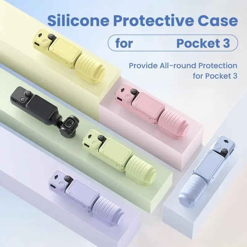 Caja silicona protectora cámara estabilizador – Funda a prueba golpes tipo bolsillo - imagen 4