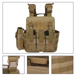 Bolsa táctica MOLLE para chaleco de caza desmontable