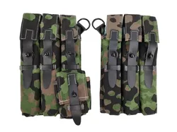 Bolsa de cintura táctica de lona camuflaje estilo WWII