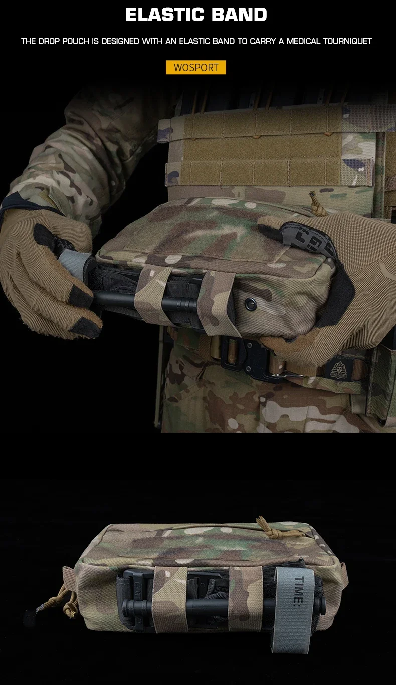 Bolsa táctica R-serie GP Drop Pouch en cinturón