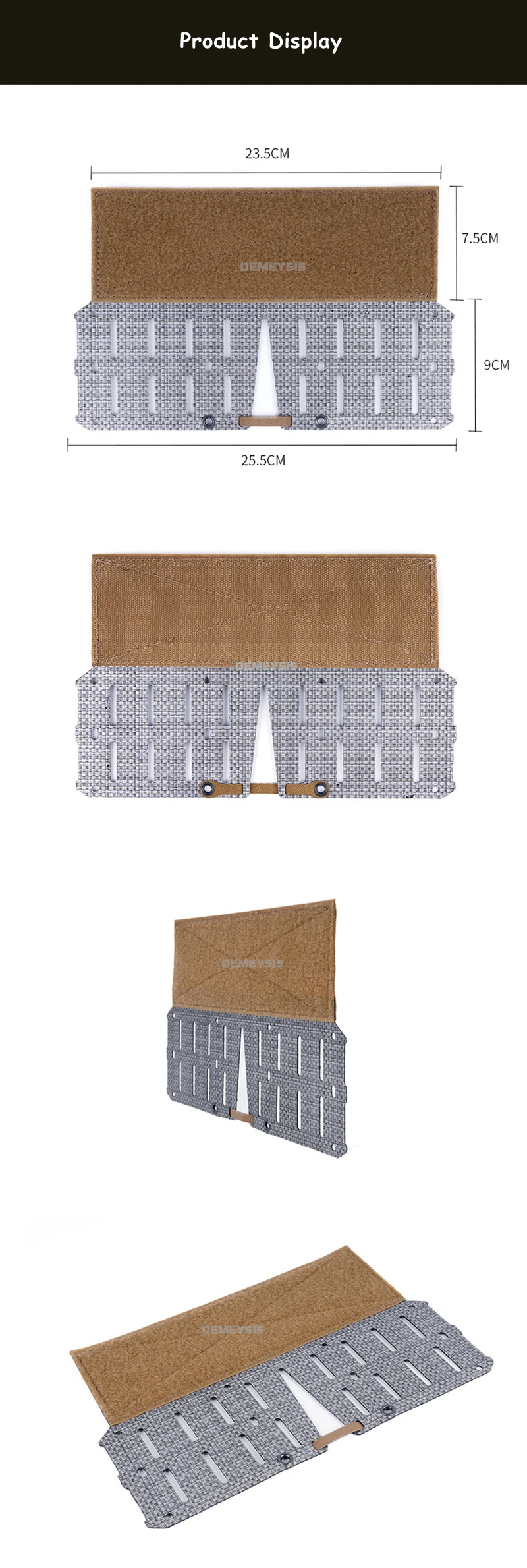 Panel desplegable para ampliar espacio