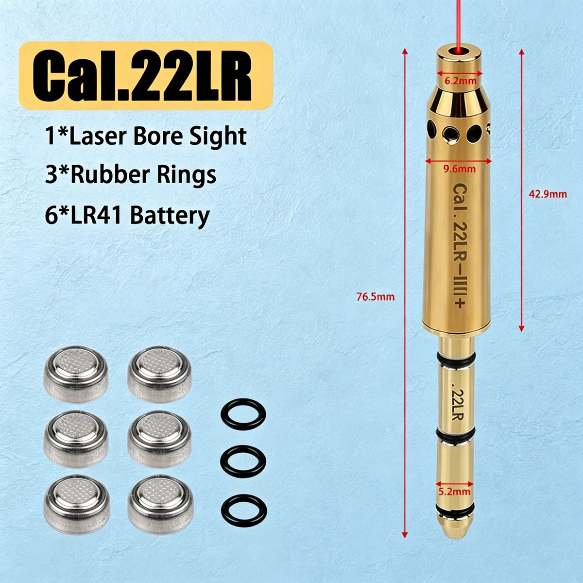 Láser táctico de calibración rojo para pistolas y rifles - imagen 2