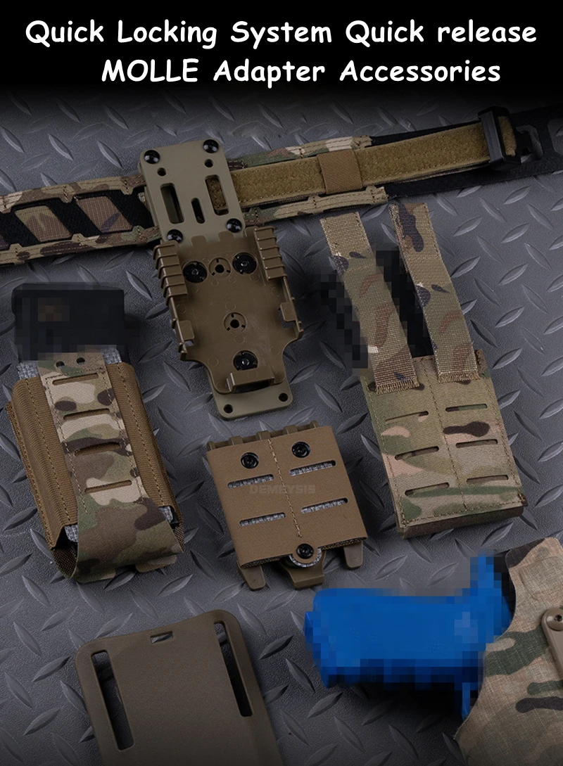 Vista frontal del adaptador MOLLE Ultra Ones