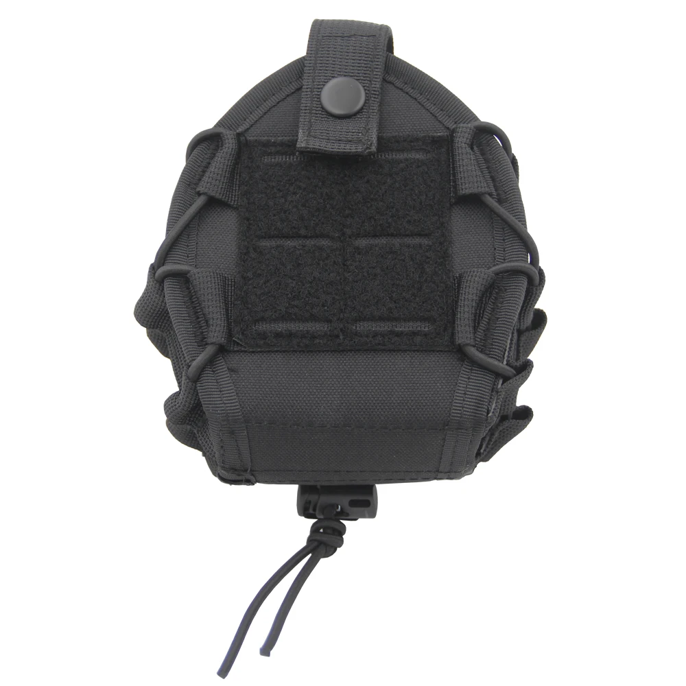 Bolsa para esposas Molle en nylon negro