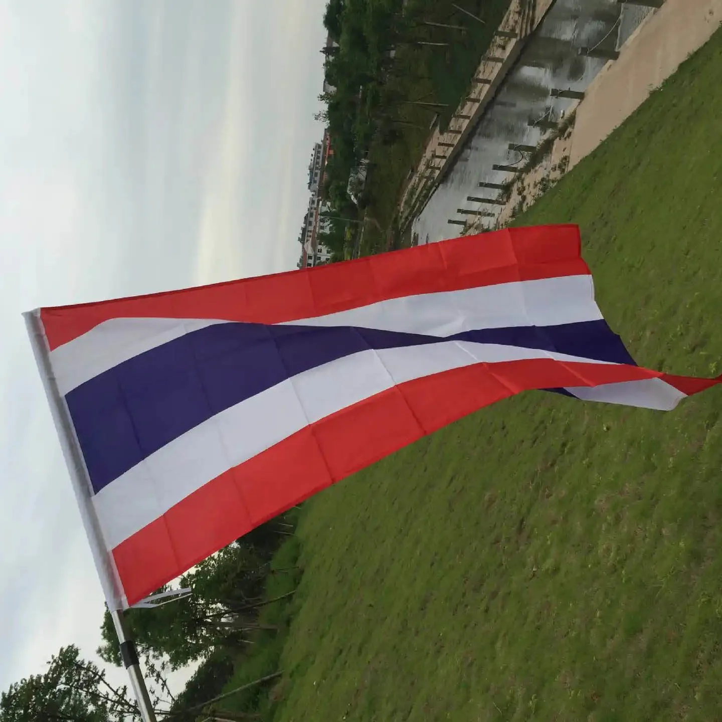 Bandera de Tailandia 90x150cm – Nacional para exterior - imagen 3