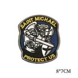 Parche táctico Saint Michael gancho y bucle – Insignia militar