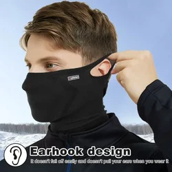 Mascarilla facial ciclista para hombre transpirable y reutilizable