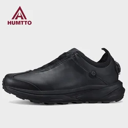 Botas de senderismo HUMTTO piel vaca – antideslizantes impermeables hombre