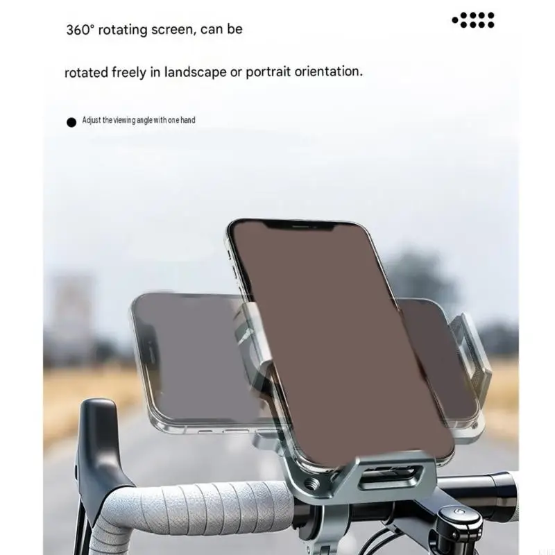 Soporte metálico para móvil de moto con anclaje al manillar - imagen 3