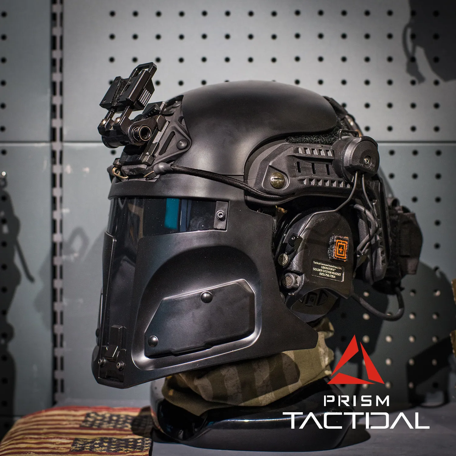 Ops-Core Máscara facial táctica completa para casco FAST MICH - imagen 5