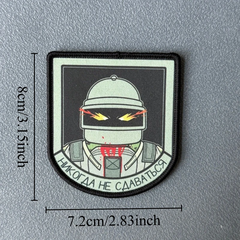 Parche táctico infantería para casco, gancho y bucle, moral - imagen 2