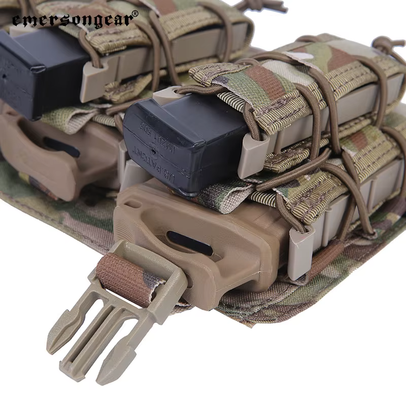 Emersongear Bolsa Táctica para Revistas Triple con Panel Modular